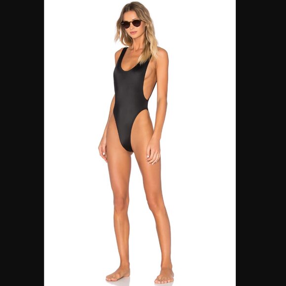 NWT Norma Kamali Womens Marissa One Piece Swimsuit, sz Small - Picture 1 of 14